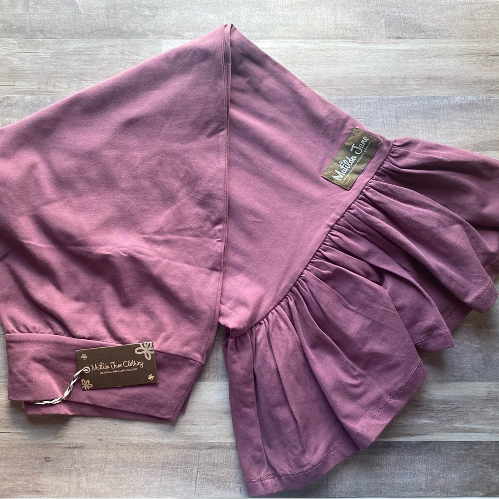 Matilda Jane Lighter Shade Of Purple Ruffled Capris
